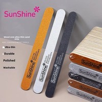 SunShine Ultra-Thin Nail Buffering Sand Strip Polishing Sponge Nail File for Manicure And Pedicure Wood Material from China