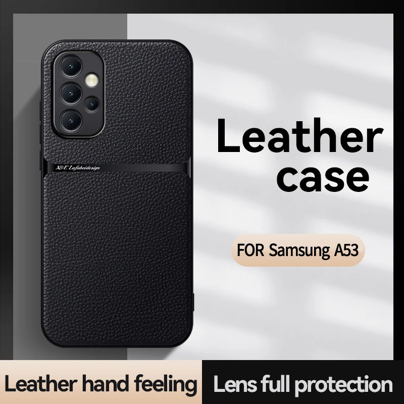 For Samsung A52 5G Case Shockproof Silicone Phone Case For Samsung Galaxy A52 A 52 SM-A526B Magnetic Holder Leather Back Cover