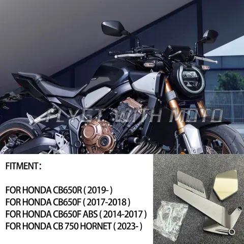 혼다 CB650R 2016- CB650F 2017-2018 CB 650 F ABS 2014-2017 CB750 호넷 오토바이 조정 가능한 핸들 바 사이드 백미러