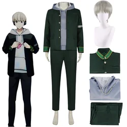 Anime Wind Breaker Ren Kaji Cosplay WINBRE Costume Wig Furin High School Uniform Halloween Party Suit