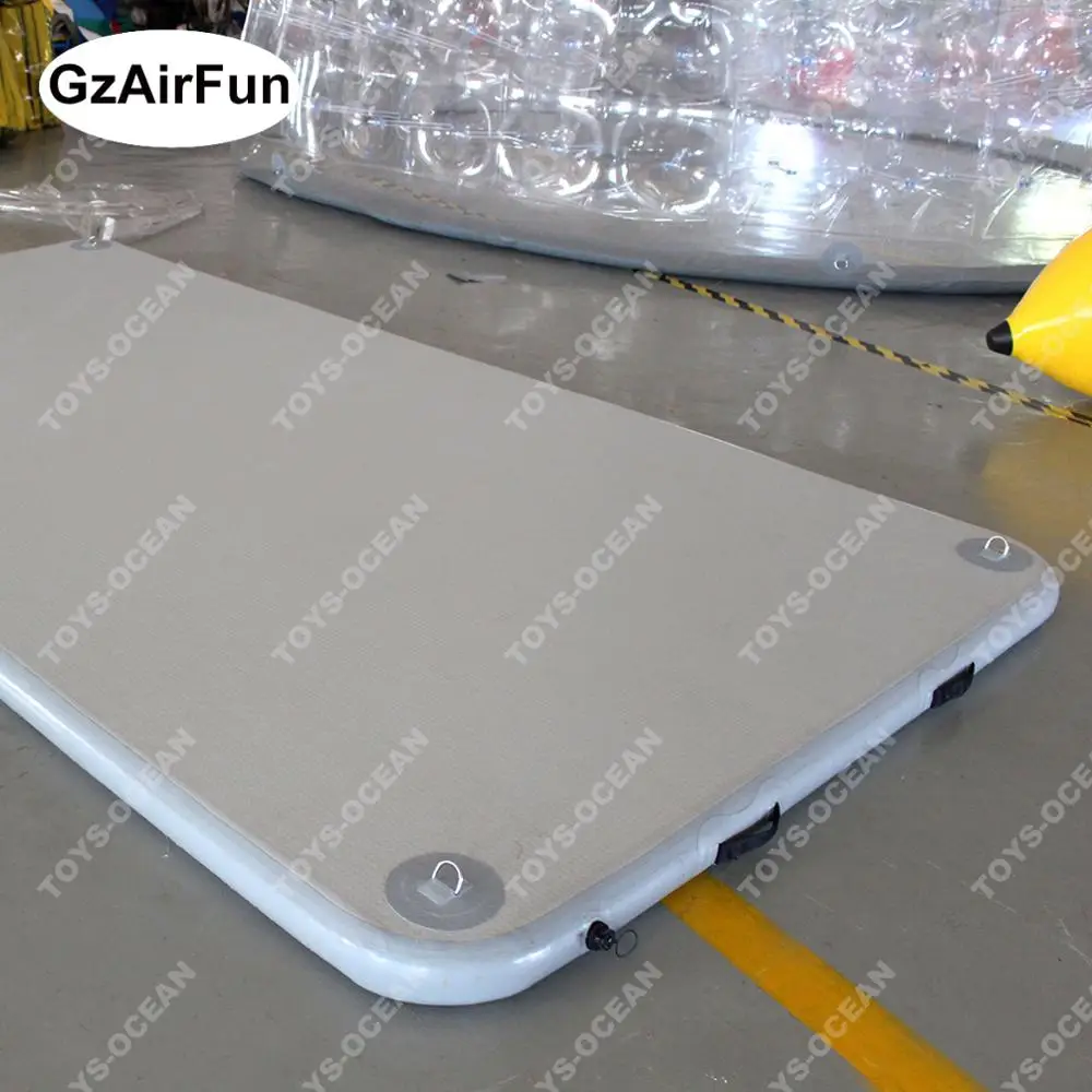 Dock galleggiante gonfiabile per esterni Dock gonfiabile per piattaforma per ponte da nuoto con superficie antiscivolo