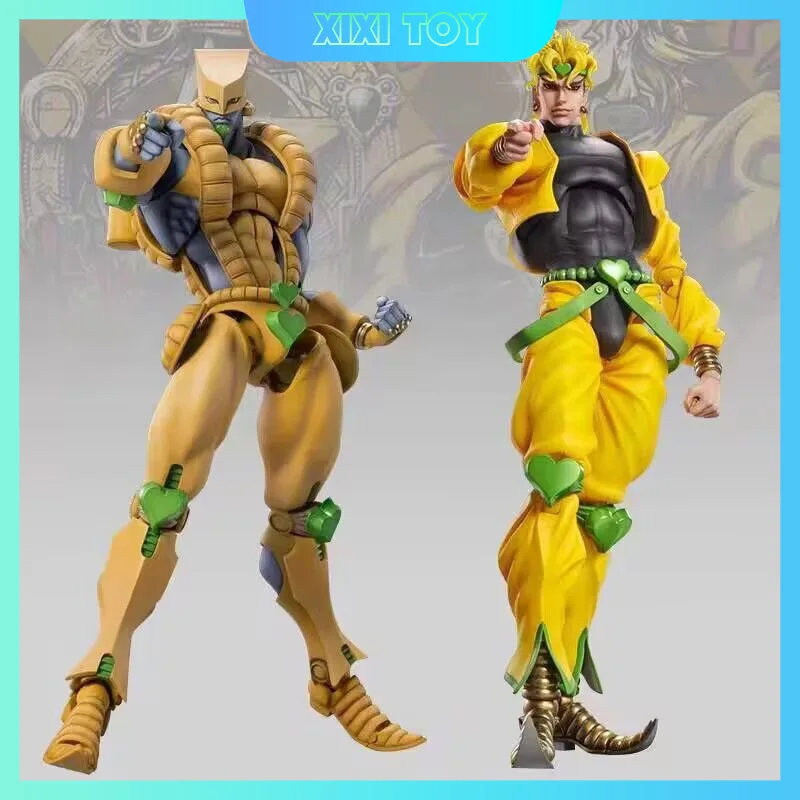 22cm Jojo'S Bizarre Adventure Dio The World Anime Action Figure Stardust Crusaders Joint Movable Collectible Pvc Model Kids Gift