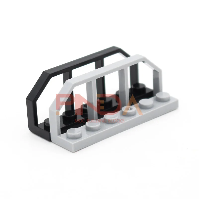 

MOC City Street parti di ringhiera Creativa 6583 Строительные блоки в сбореgio Track Train Fence accessori 20 шт. giocattoli Regal