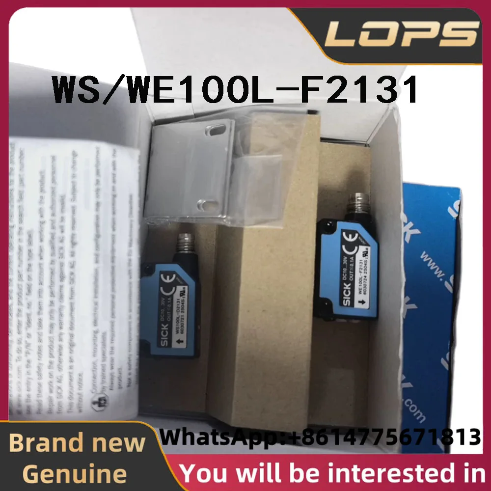 WS/WE100L-F2131 Brand new original SICK Through-beam photoelectric sensor part number 6030715 in stock, welcome to consult