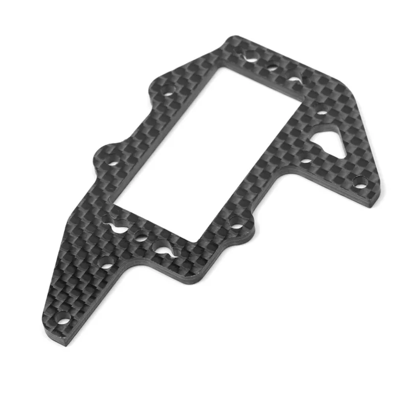 Best-Carbon Fiber Second Floor Board Plate Direction Servo Mount For Kyosho MP11 RC Car Accessories Upgrade Parts