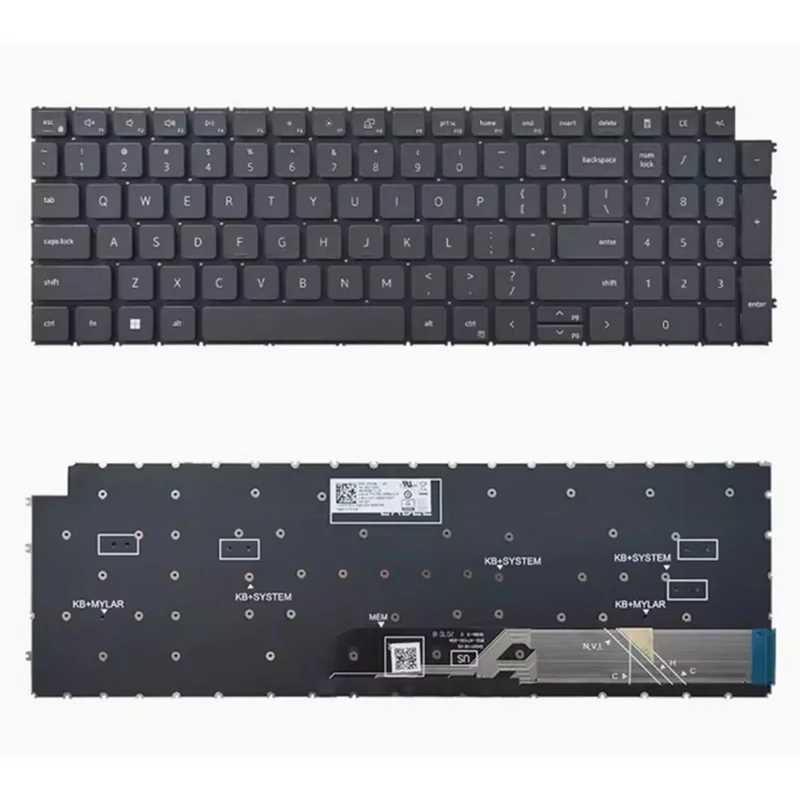 Laptop keyboard for Dell Inspiron 3511 3515 5518 5515 5510 7510 16 plus 7610 New