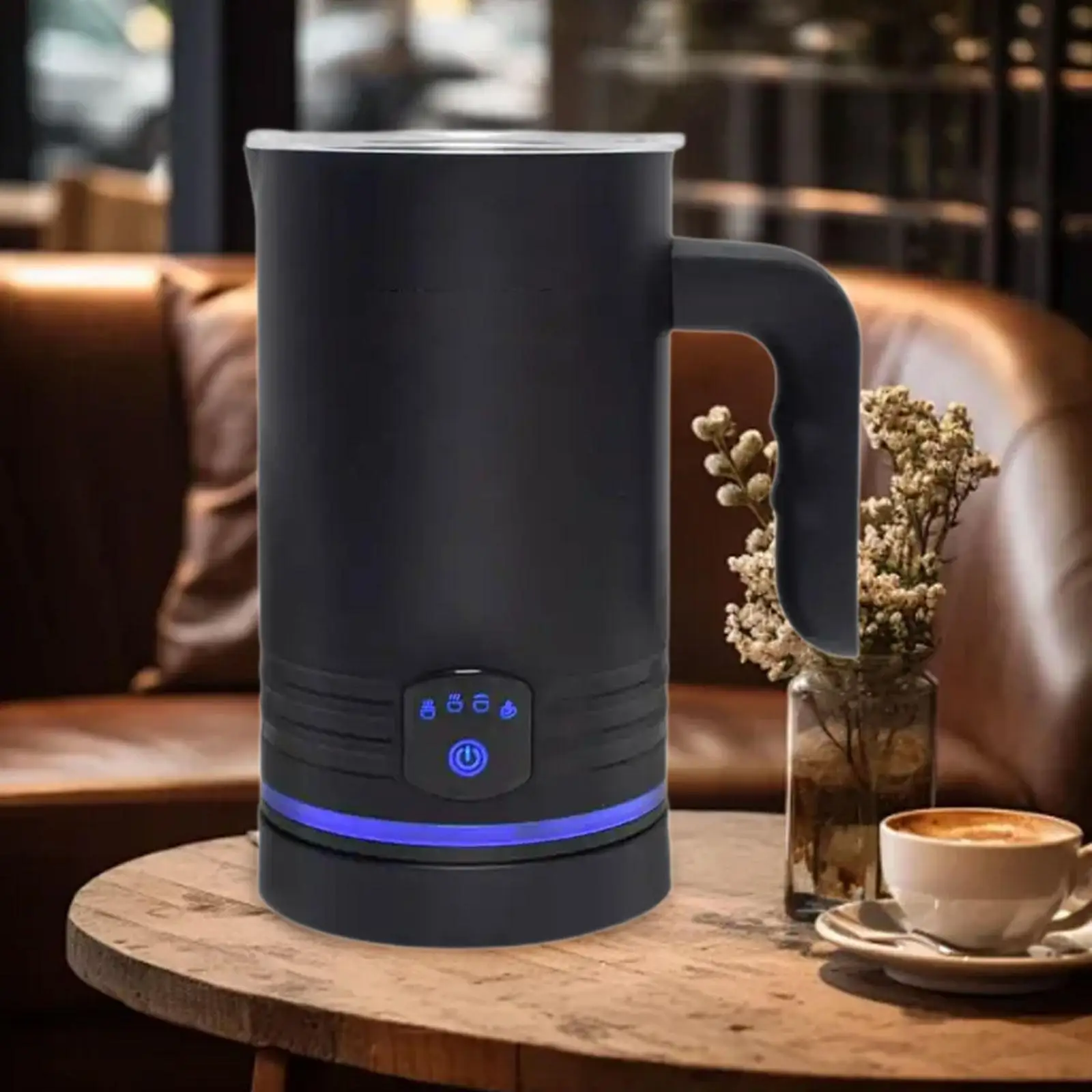 ミルク泡立て器 大容量 省スペース お手入れ簡単 ポータブル ハンドヘルド ミルクウォーマー クリーム カプチーノ ラテ マキアート コーヒー用