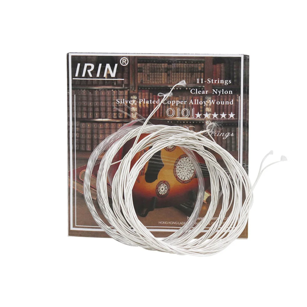 IRIN OUD Strings Turkey Oud Arab Lute Strings Clear Nylon Strings Silver-Plated Copper Alloy Wound Wire String instrument Parts