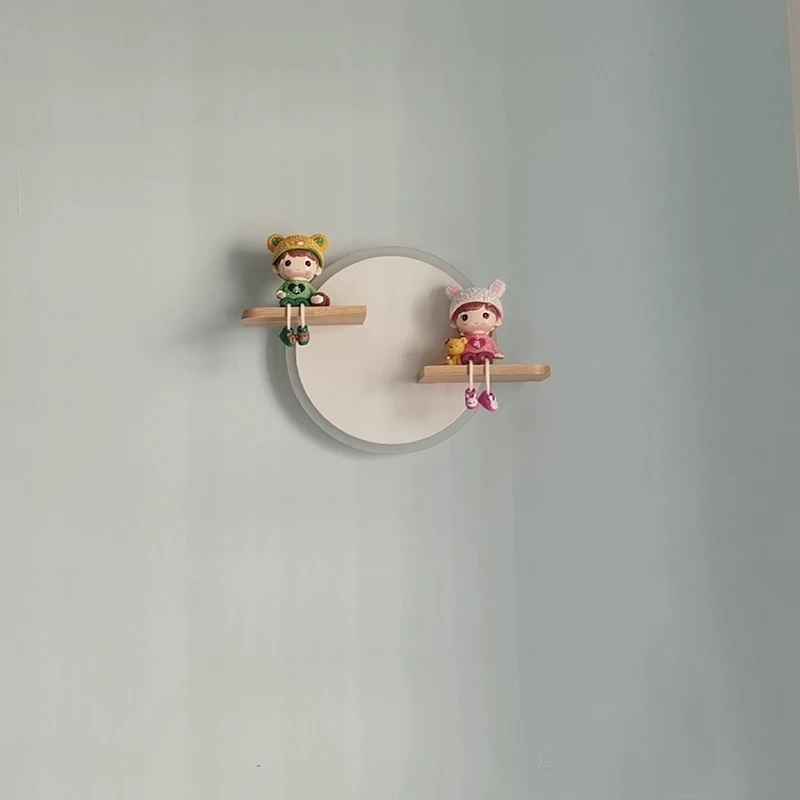Children Room Doll Display Wall Lamps Ceramic Unicorn Character Bedroom Decoration Sconce Lustres LED Kid Room Night Wall Lights