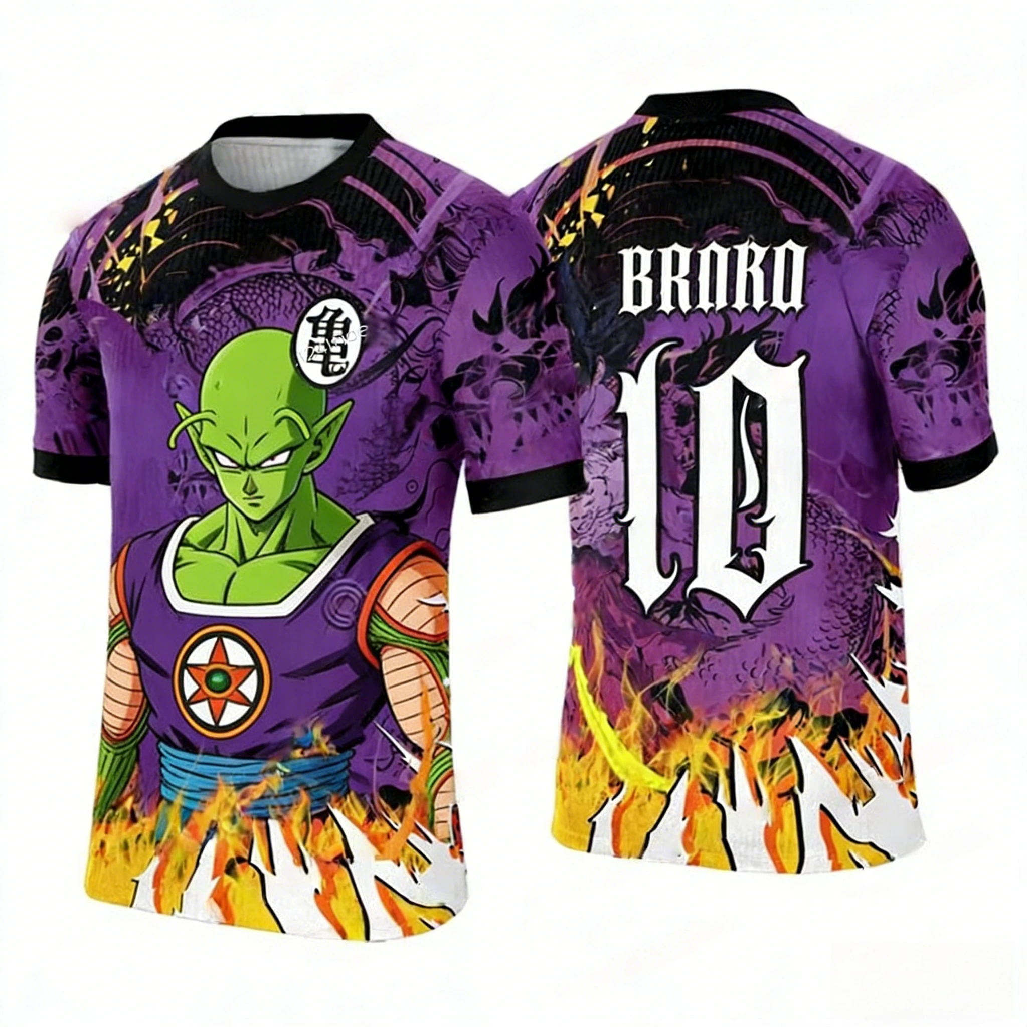 2026 Sommer Dragon Ball Retro Fitness T-Shirt Herren Oversize 3D-Druck Kurzarm Familien-Unisex Kinder-Sportshirt