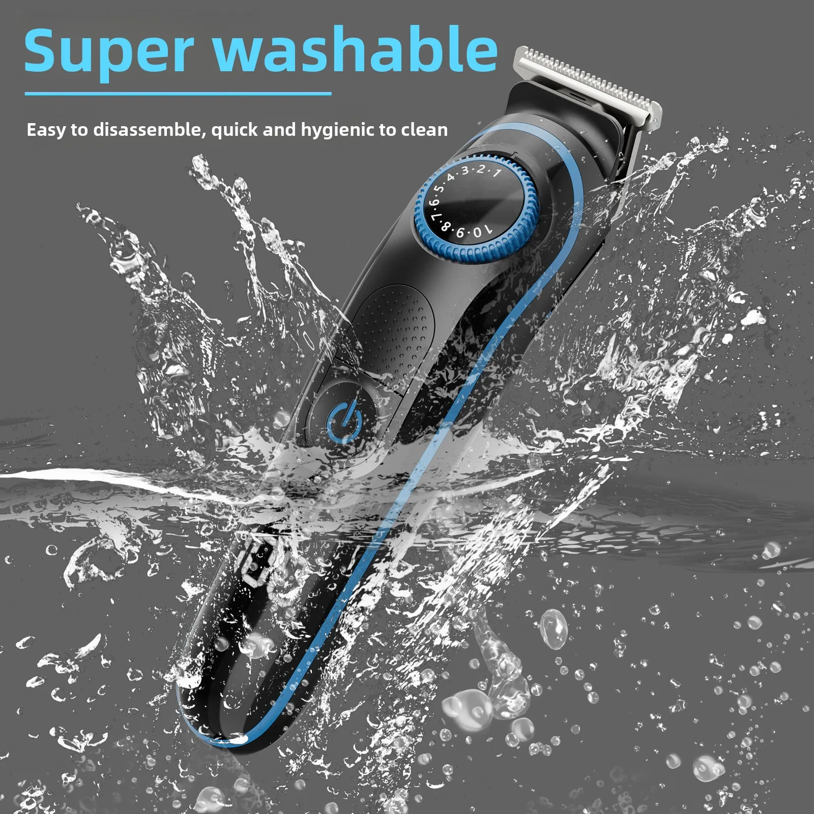 Cortadora de pelo eléctrica Youpin, recortadora multifuncional para hombres, Afeitadora eléctrica para hombres, maquinilla de afeitar profesional 5 en 1