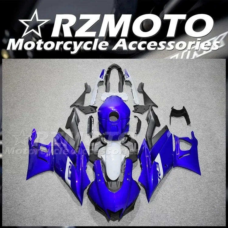 

4Gifts Injection Mold New ABS Fairings Kit Fit for YAMAHA YZF- R3 R25 2019 2020 2021 2022 19 20 21 22 Bodywork Set Blue Gray