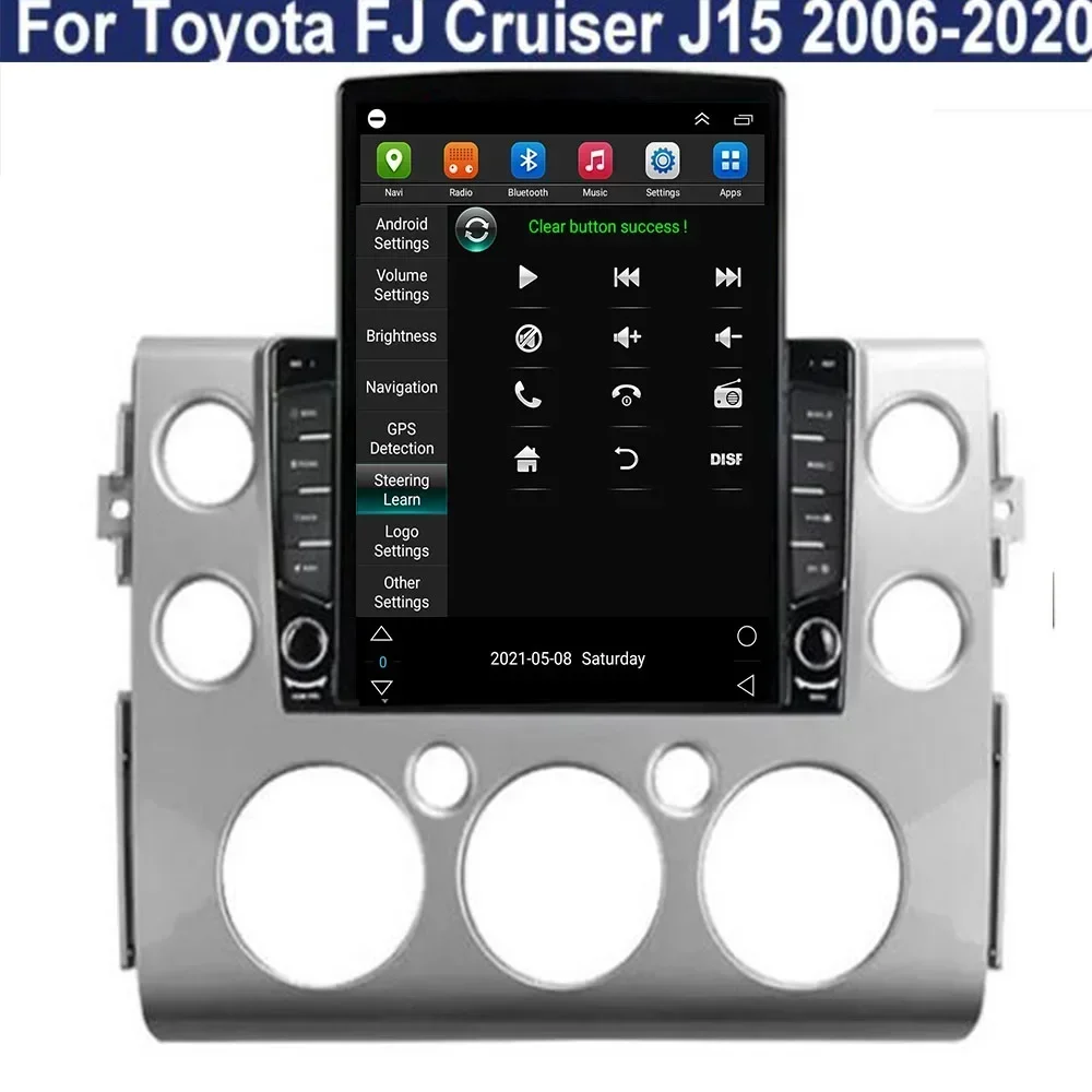 ل تسلا نمط 2Din Android13 راديو السيارة لتويوتا تويوتا FJ كروزر 2007-2038 مشغل فيديو الوسائط المتعددة نظام تحديد المواقع ستيريو Carplay DSP