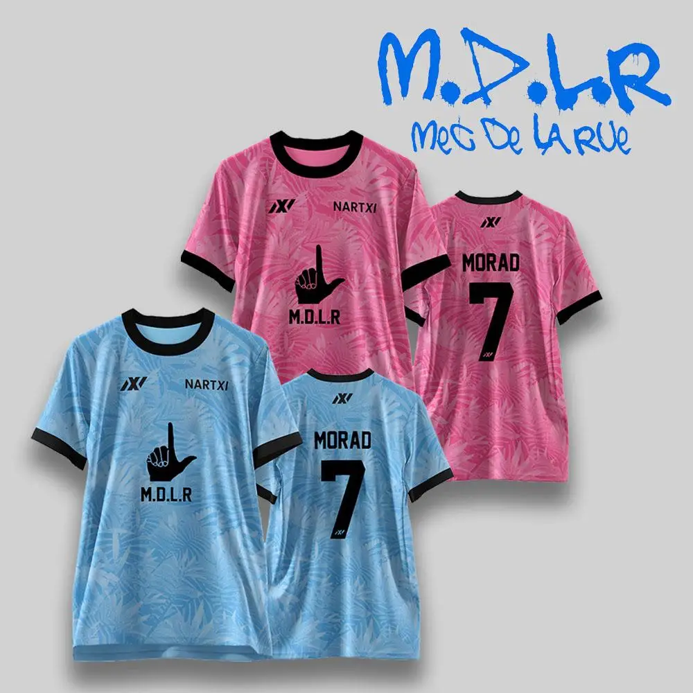 2026 Sommer Neuer Stil Hip-Hop-Style MDLR Streetwear Herren und Damen Multifunktionales Outdoor-Sport Fußball-Trainings-T-Shirt – Detail 2