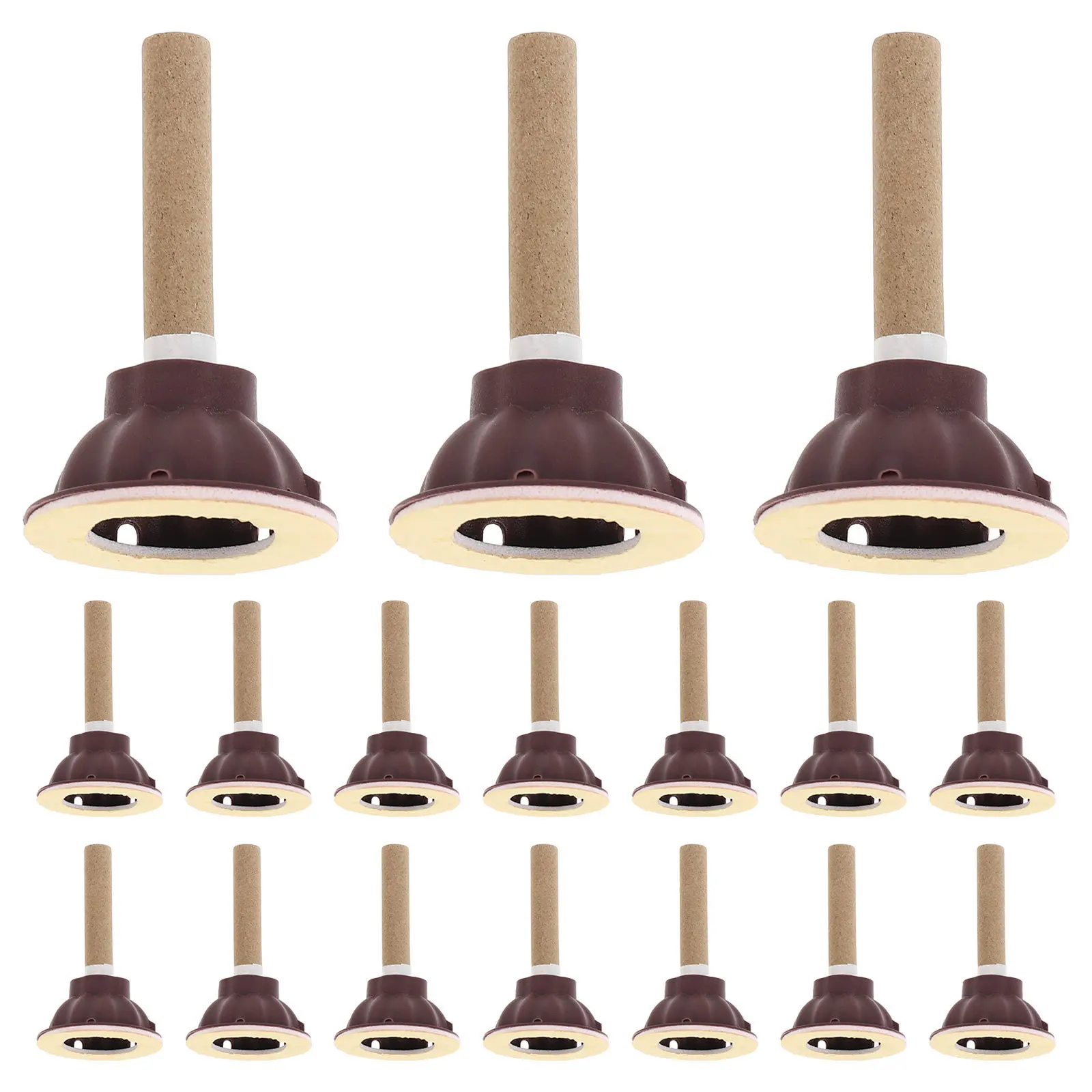 50 قطعة من لفات Moxa السميكة المصنوعة يدويًا من عصي Mugwort النقية للحرارة المتسقة ملحقات Moxa التقليدية