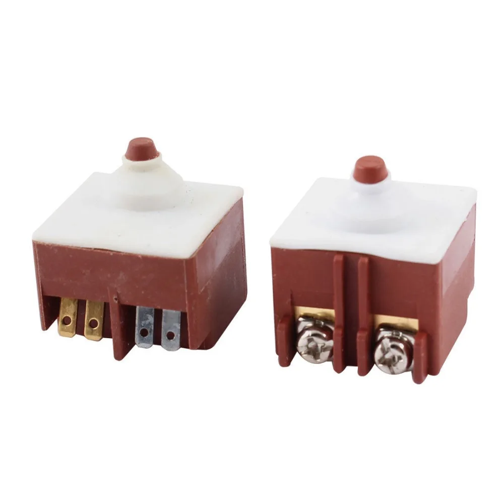 Angle Grinder FA2-5/2W 250V 5A 125VAC/10A Momentary DPST NO PushButton Switch for Bosch 6-100 GWS6/8-100 S1M-FF03-100A TWS6600