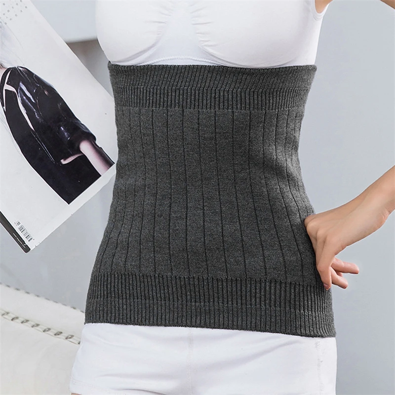 Winter Cashmere Waist Belts For Fitness Warmer Wool Waist Support Comfortable Lumbar Brace Stomach Cold Stomach Protection