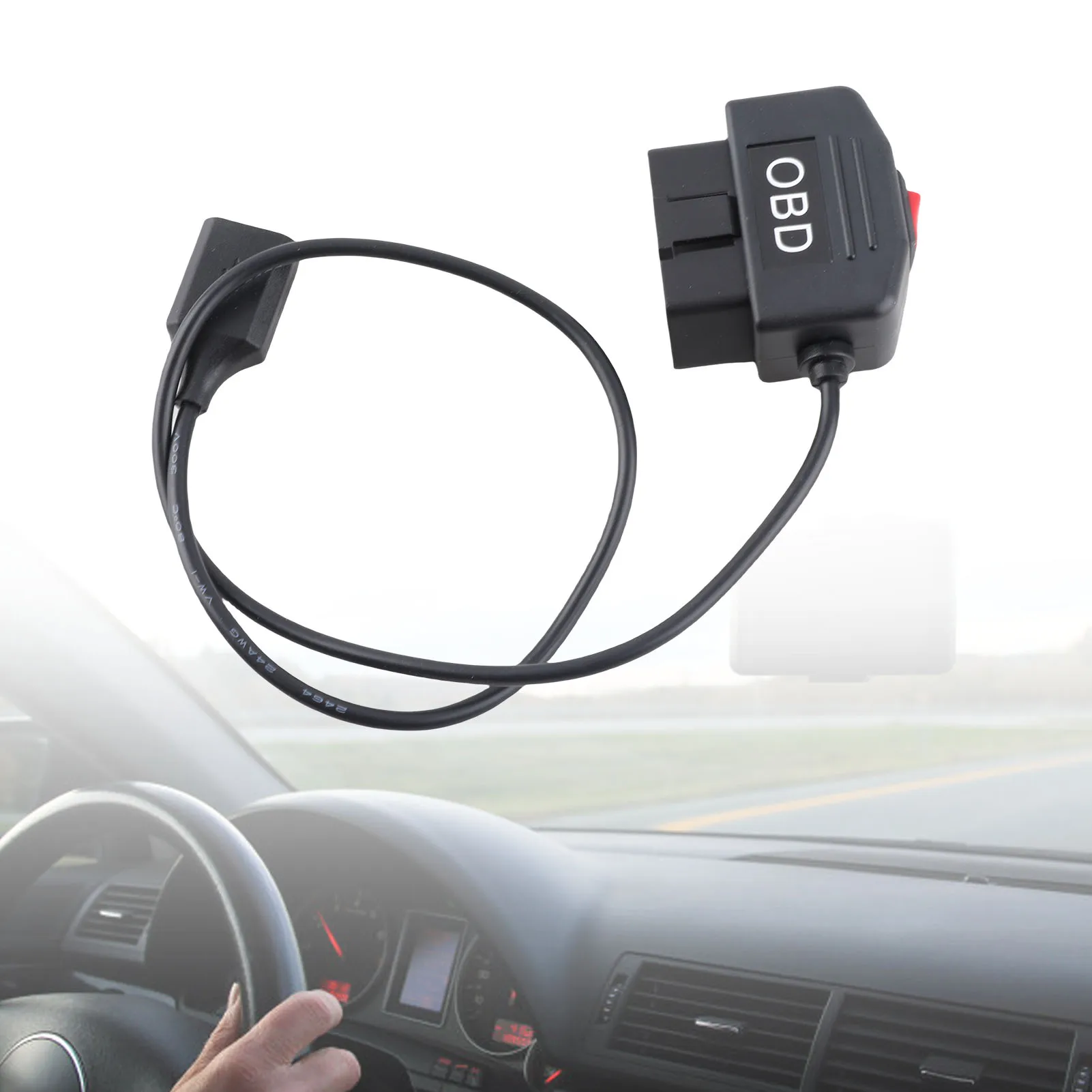 داش كام هاردوير كيت باك لاين Obd إلى USB كابل محول ل داشكام مرآة CarPlay رصد DVR شاحن 24 ساعة شاشة ركن السيارة #2