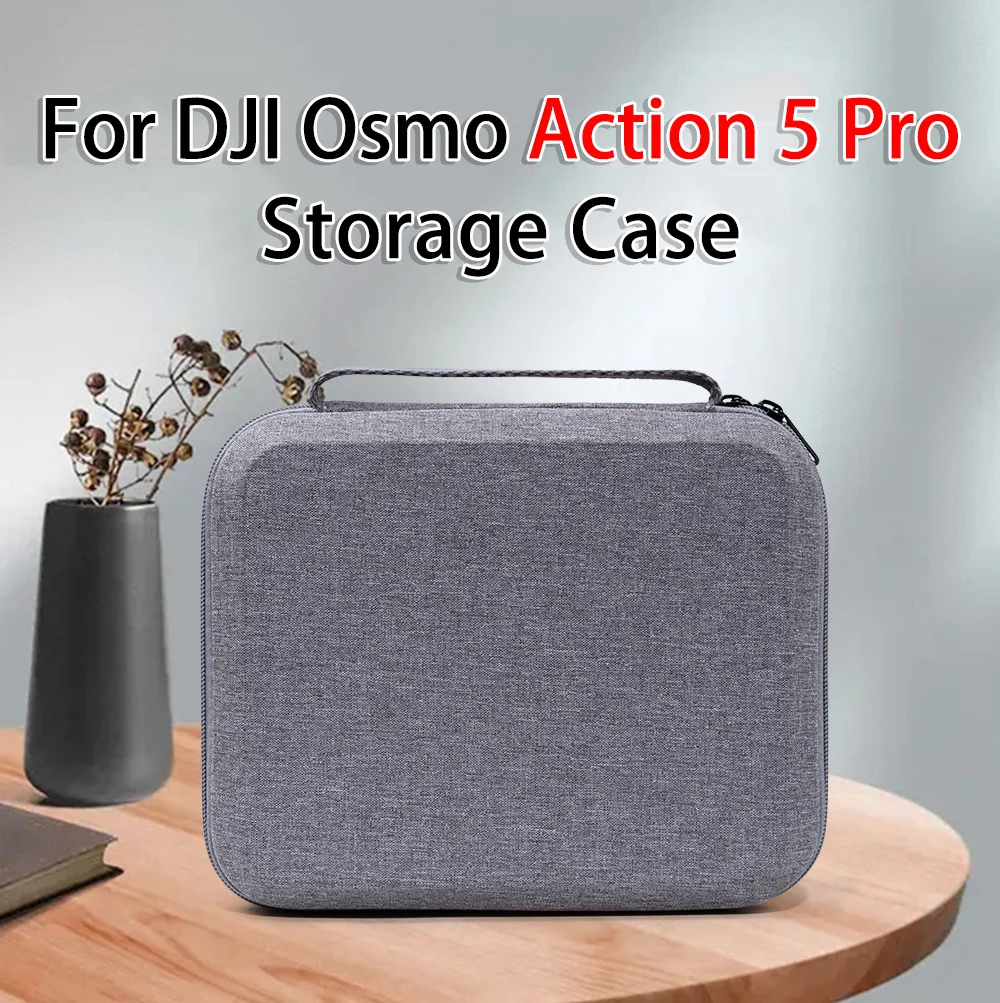 For DJI OSMO Action 5 Pro Quick Travel Nylon Handle Box Carrying Case Portable Handbag Dust-proof Storage Bag Cover Accessories