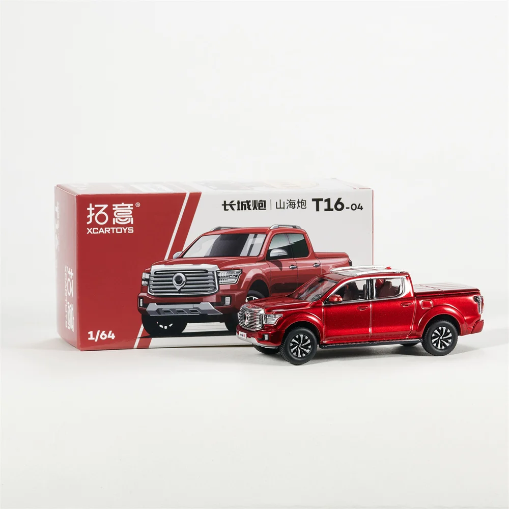 Xcartoys 1/64 Great Wall Motor PICKUP Shanhai POER Vintage Diecast Toys Premium Model samochodu wyścigowego Pojazd dla chłopców Prezenty