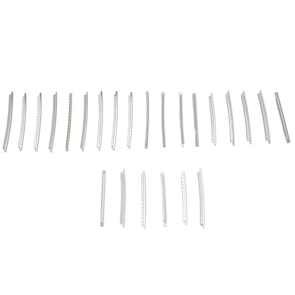 24pcs Fingerboard Frets Fret Wire For Electric Guitar Nickel Stainless Steel 2.4/2.7/2.9MM Repair Material Guitar Accessories