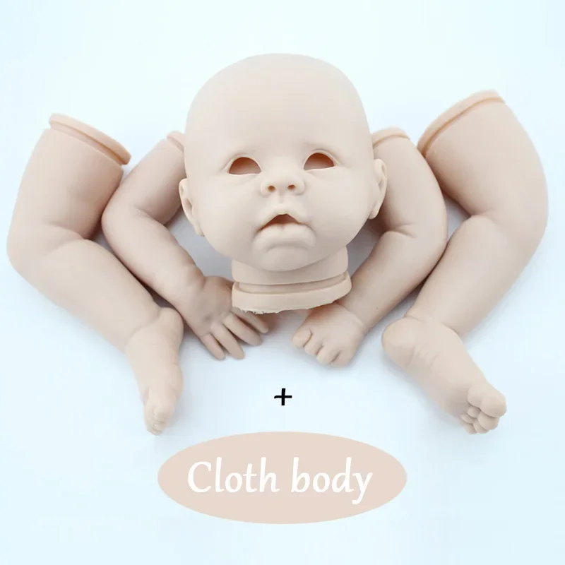 22inches Reborn Doll Kits Soft Silicone Vinyl Reborn Baby Dolls Accessories Diy Blank Reborn Doll Kit