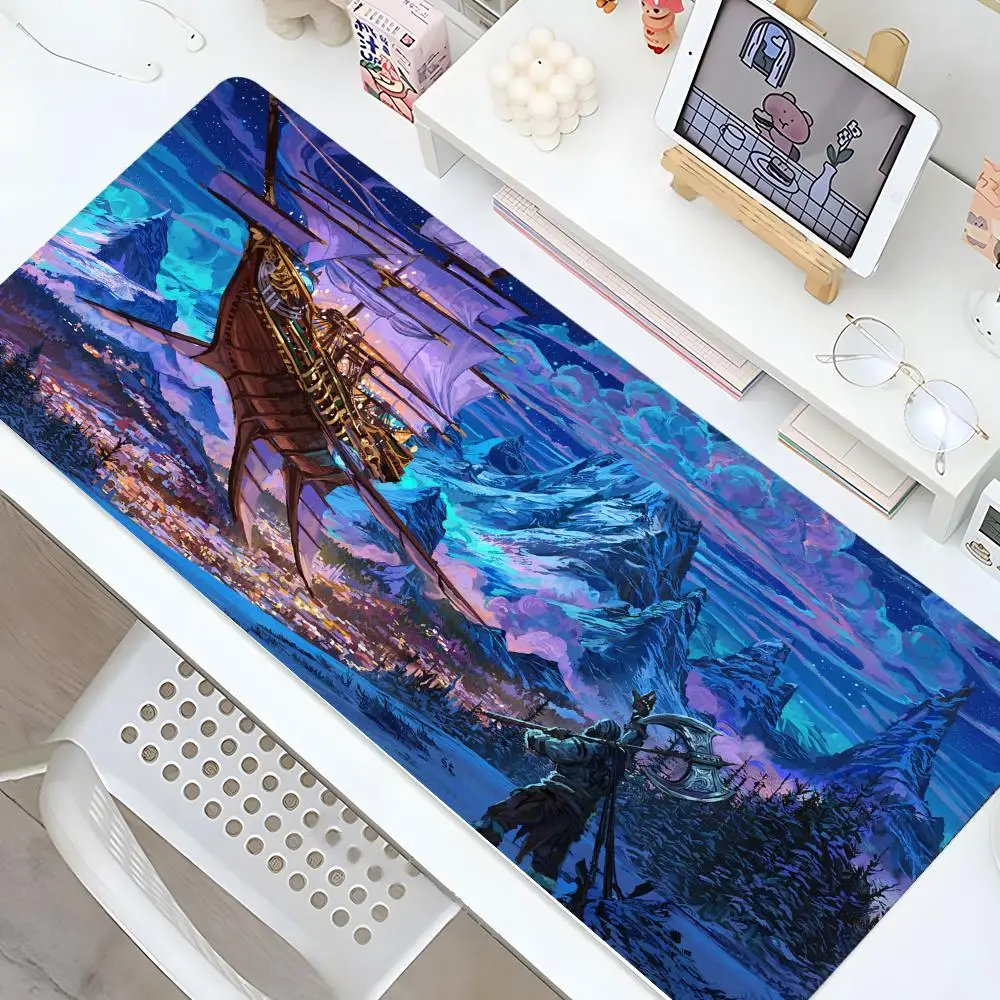 The Legend Of Vox Machina Mouse Pad Gaming Locking Edge Big Computer Valorant Gamer Large Rubber Art Mousepad Laptop Desk Mat