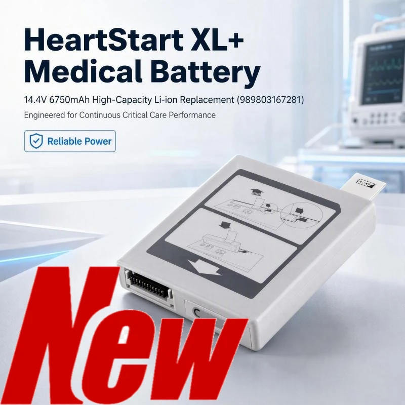 989803167281 Replacement Li-ion Battery 14.4V 6750mAh for Philips HeartStart XL+ Defibrillator Monitor Medical Equipment