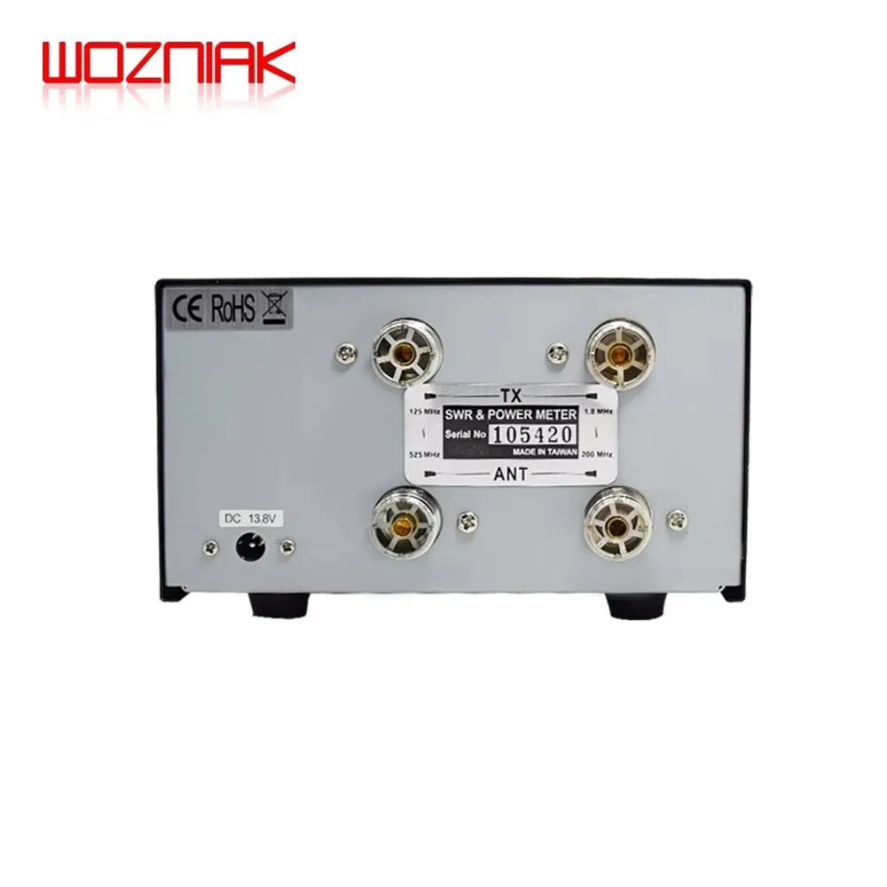 Original NISSEI RX-503 SWR/Watt Meter 1.8-525MHz 2/20/200W for Two