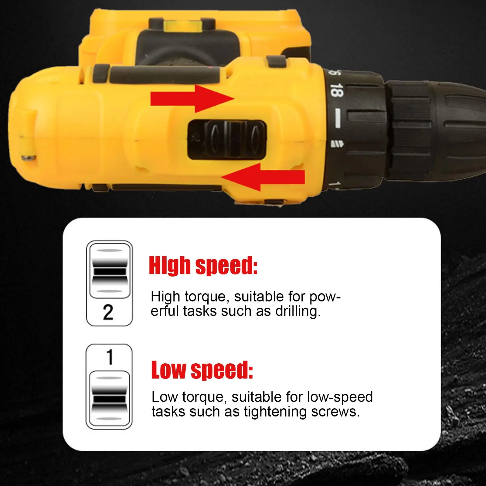 Power Drill High Torque Motor Quick Change Chuck Precise Equipment Woodworking Cordless Power Drill For Home Improvement