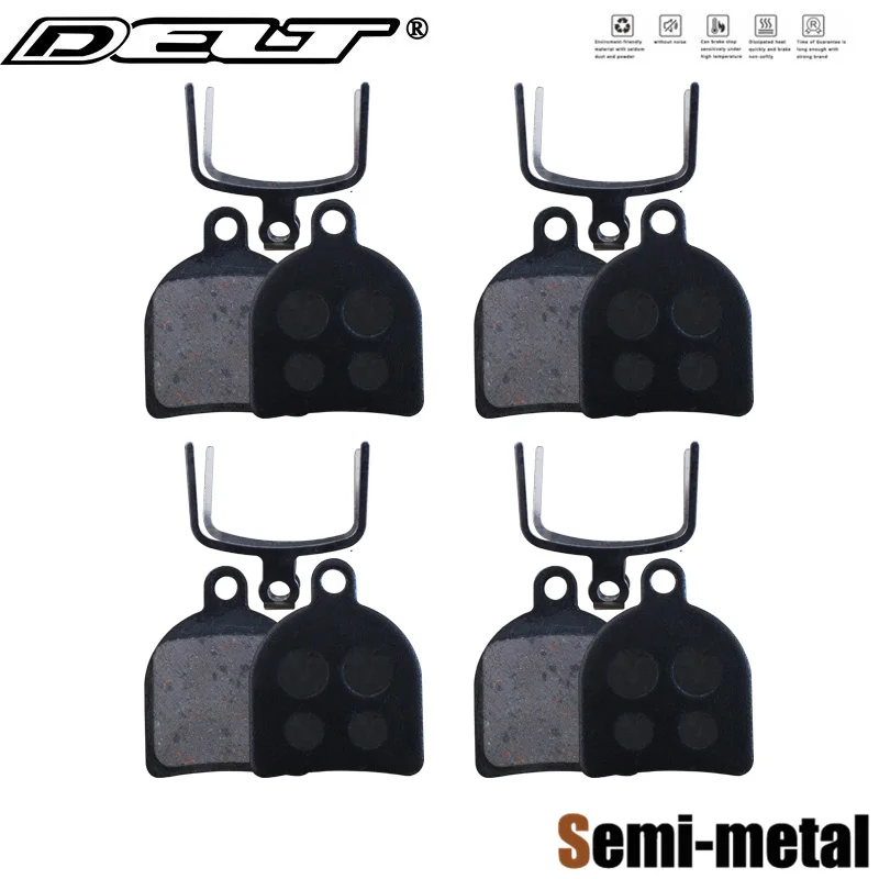 

DELT 4-пары велосипедных дисковых тормозных колодок для Hope Tech Mono Trial Calipe, полуметаллические MTB E-BIKE, часть для горного велосипеда