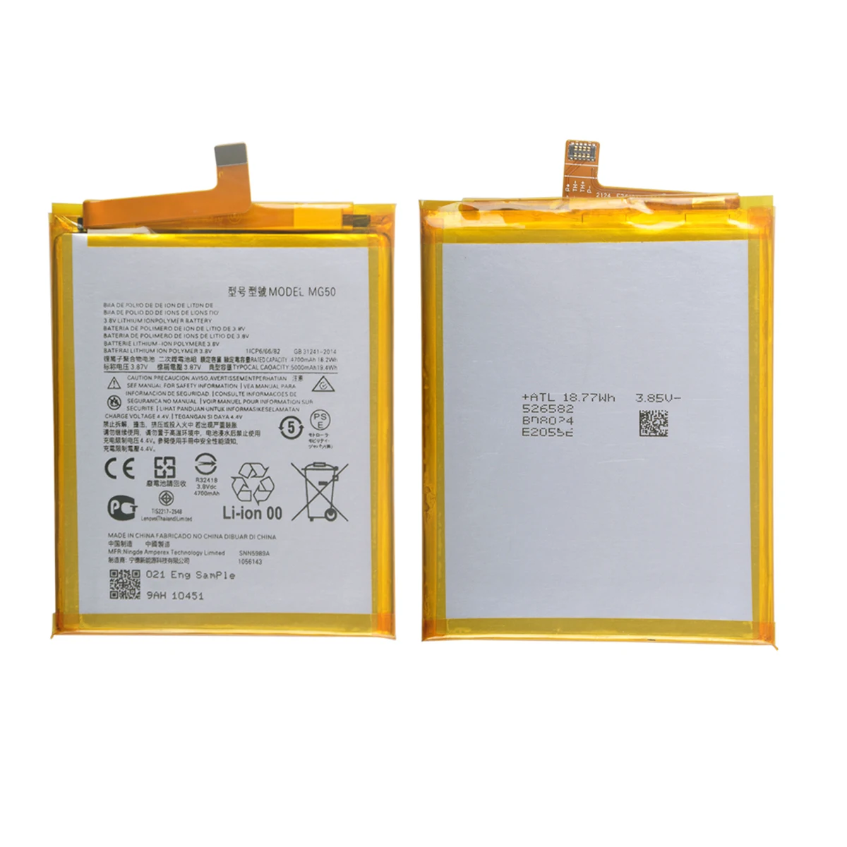 100% Original  MG50 5000mAh Battery For Motorola Moto G9 PLUS G9+ XT2087-1  Phone Batteries+Tools