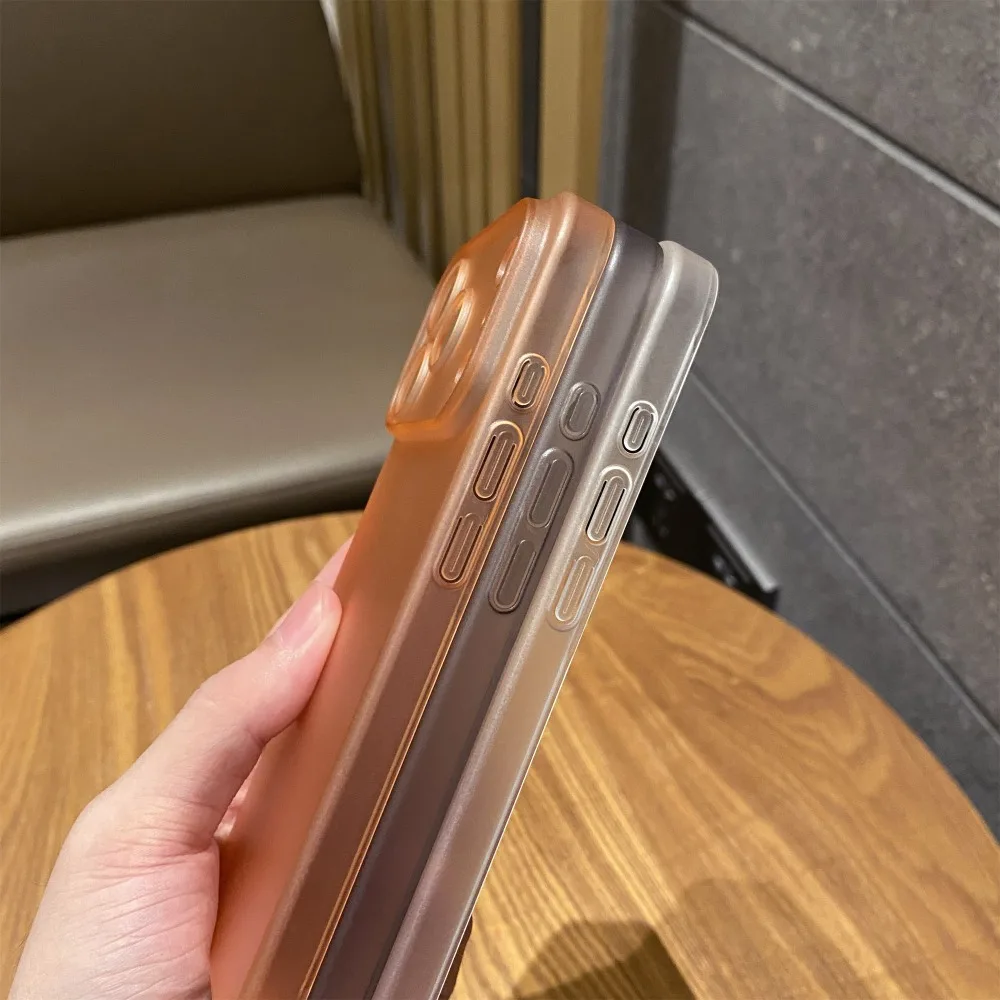 Luxury Matte Hard PC Ultra Slim Case for iPhone 17 16 15 14 Pro Max Plus 12 13 Air Translucent Shockproof Frosted Thin Cover - náhled 5