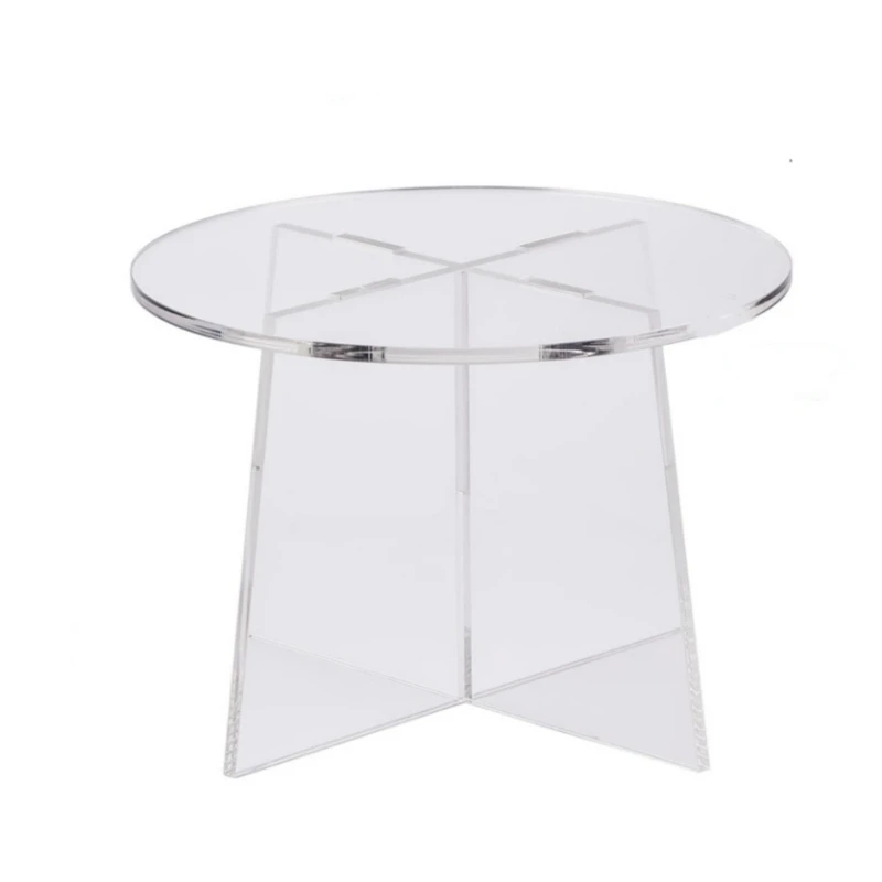 Round Acrylic Wedding Centerpiece Tabletop Decor Clear Display Rack