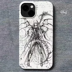 Custodia per telefono Clmj Y2K Punk Angel per iPhone 13 Mini 11 12 14 Plus 15 Pro Max Se 2020 XR X XS 7 8 custodia per telefono in Silicone custodia per iPhone