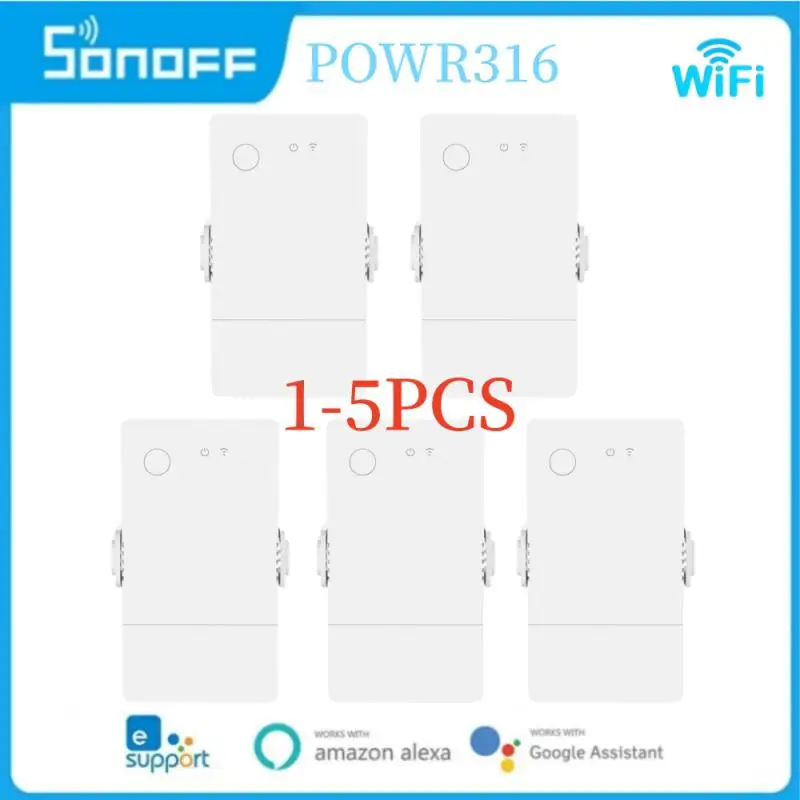 

Оригинальный переключатель SONOFF POWR316 POW с Wi-Fi, устройство защиты от перегрузки с поддержкой времени управления LAN, 1-5 шт.