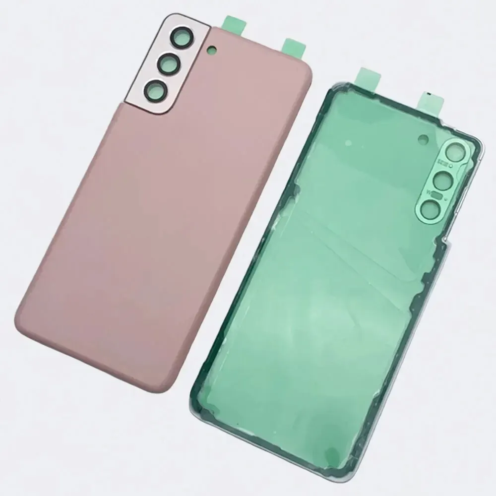 Battery Back Cover For Samsung Galaxy S21 5G G991 Glass Cover Rear Door For S21 Plus 5G G996 G996B Housing Case With Camera Lens