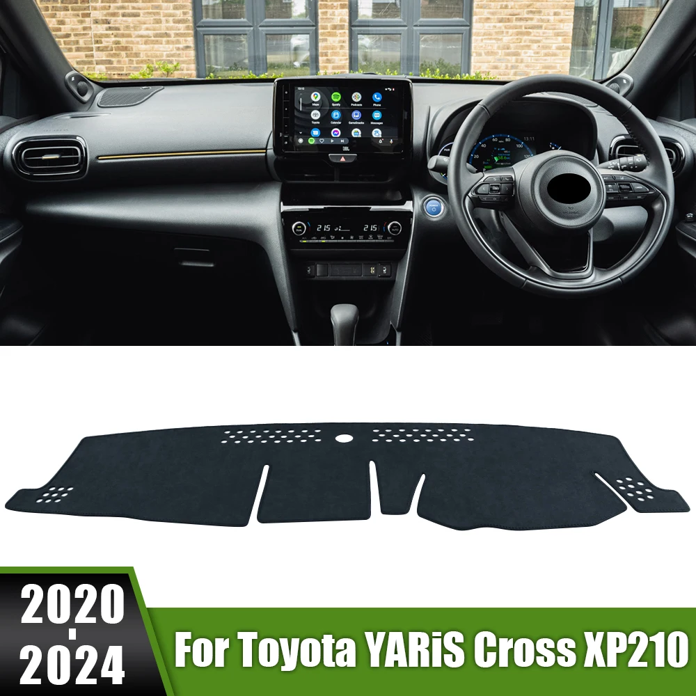 

For Toyota Yaris Cross XP210 2020 2021 2022 2023 2024 Car Dashboard Carpets Avoid Light Cover Sun Shade Pad Anti-UV Accessories