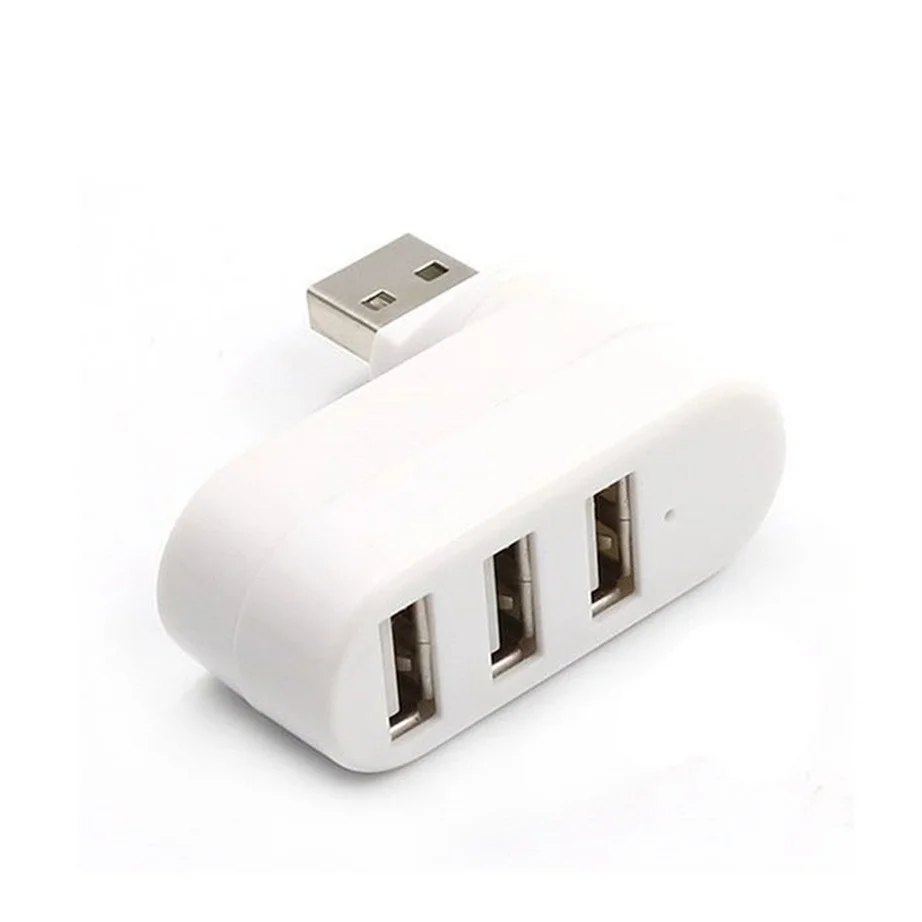 3 Port Multi 2.0 USB HUB Mini USB Hub High Speed Rotate Splitter Adapter For Laptop Notebook For PC Computer Accessories