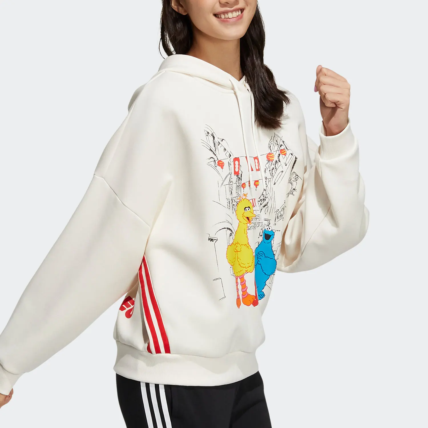 

Adidas genuine NEO Women's Sesame Street Collaboration Sport Hoodie HD7279