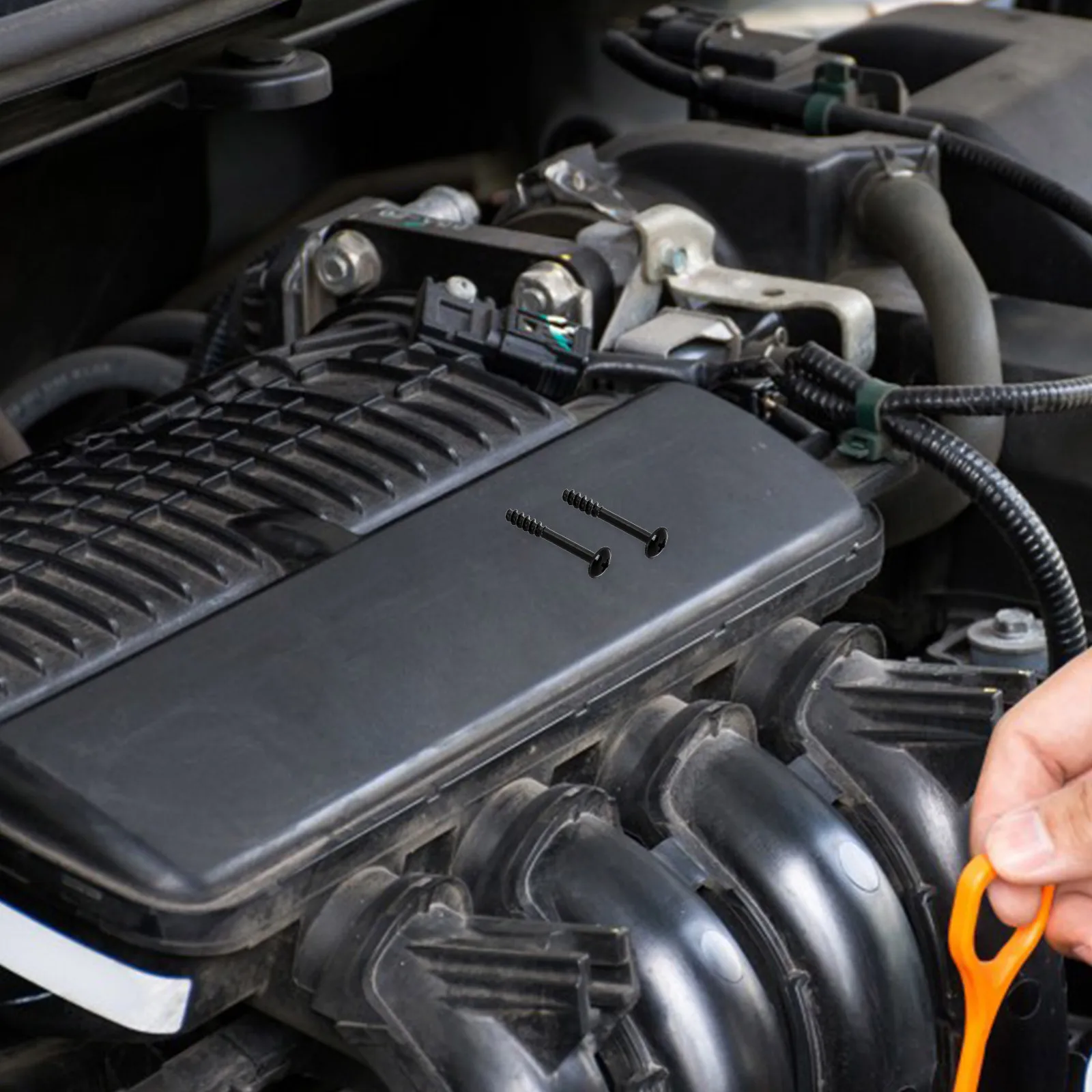 

2Pcs Air Filter Bolt Screw Parts Ideal for Car Maintenance Optimal Performance Durable and Reliable Easy to Install Various