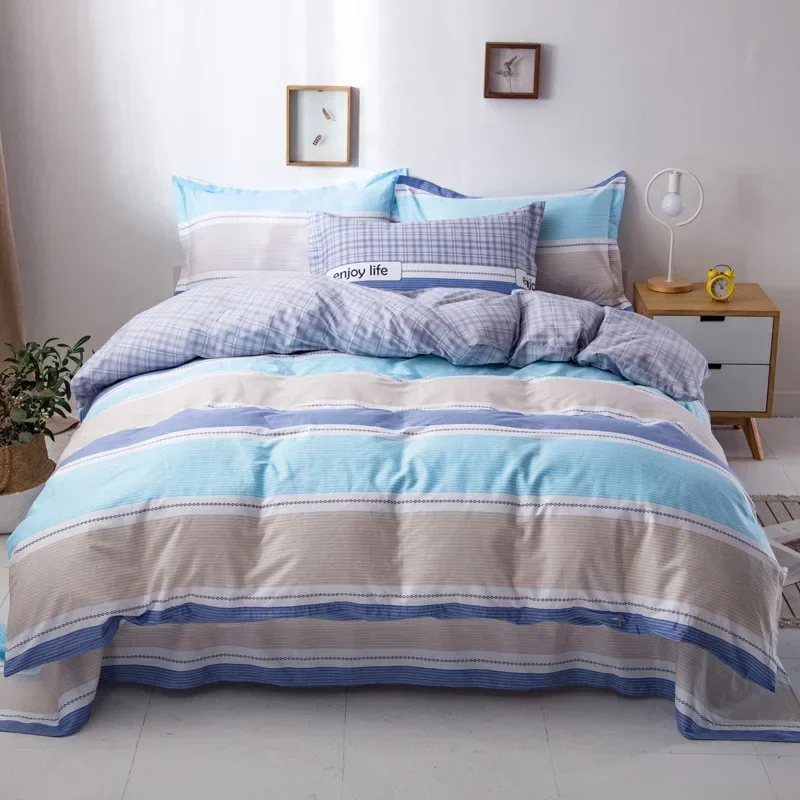 Bed Sheet Quilt Cover Set Pure Cotton Four Piece Pillow Cover Bedroom Bed Set