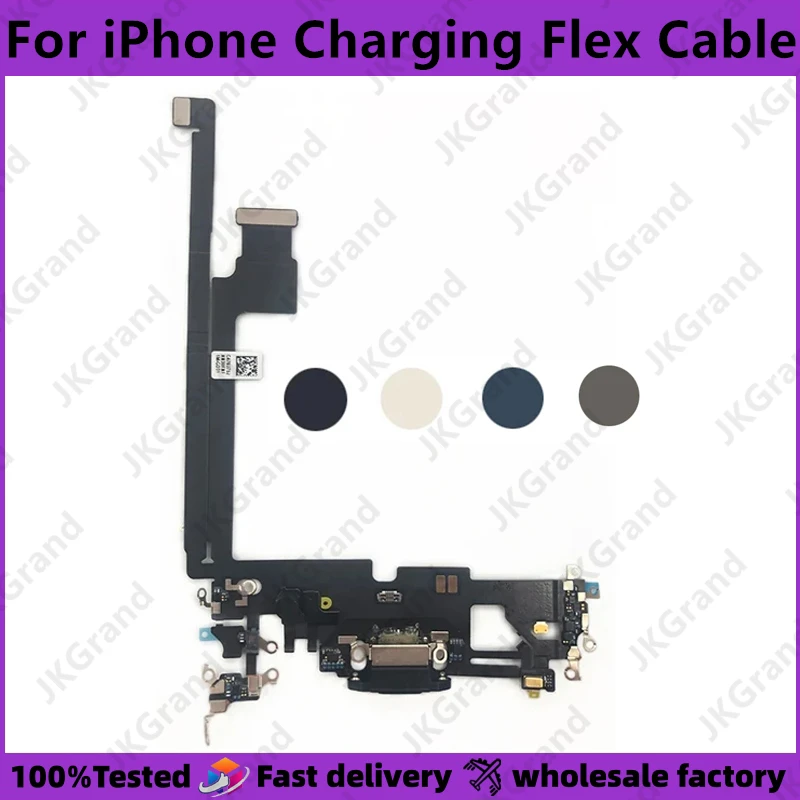 

Charging Flex Cable For iPhone 12 Pro Max Charger USB Port Dock Connector Microphone Socket Headphone Plug small board With ic