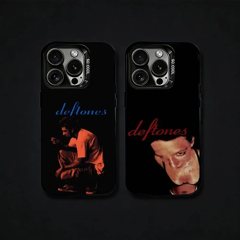 

Band D-Deftones Phone Case For iPhone17, 16,15,14,13,12 Pro Max Black Candy Matte Shockproof Cover