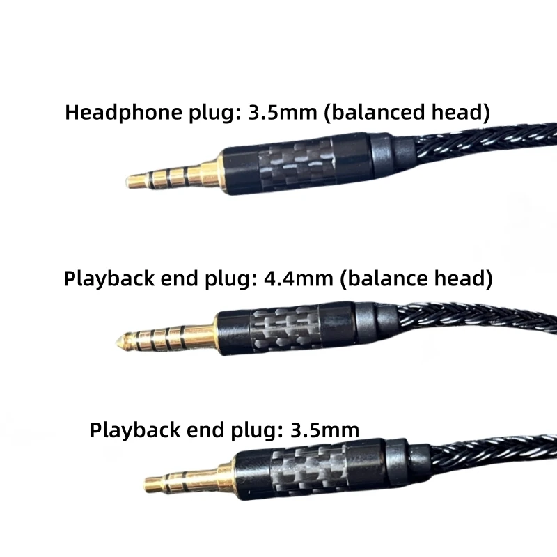 XSL single crystal copper silver plated upgrade wire connection balance wire suitable for SONY MDR-1A 1000XM3 XM4 XM5 MSR5 MSR7