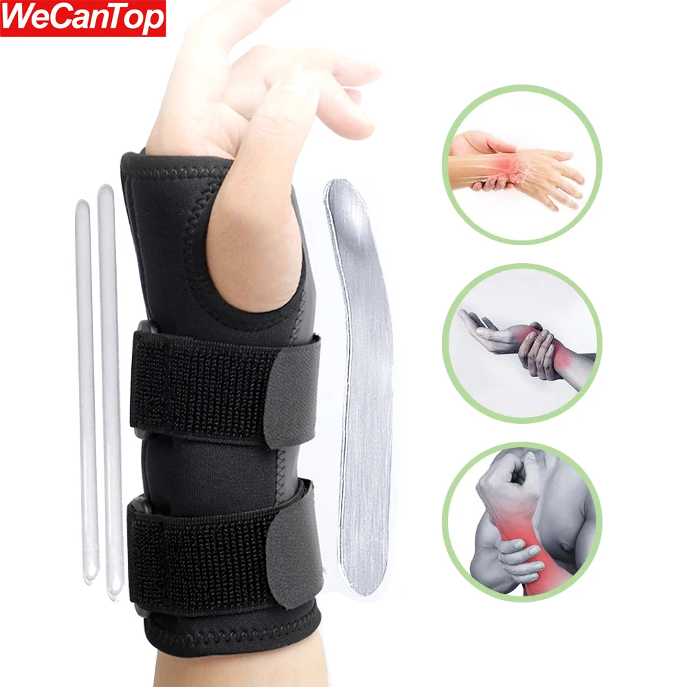 

1PC Wrist Brace for Carpal Tunnel Relief Night Support,Maximum Support with 3 Stays Women Men Adjustable Splint Right Left Hand