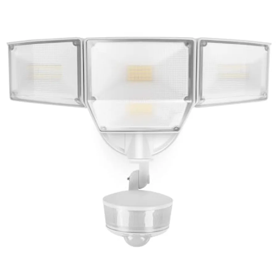 

84W 9500LM LED Security Light Motion Sensor Outdoor Lights with Night Light 4 Head LED Flood Lights 5000K Daylight IP65 Waterpr