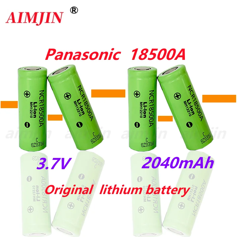 

100% Original 3.7V 2040mah Lithium Ion Battery For Panasonic NCR18500A Toy Torch Flashlight Ect