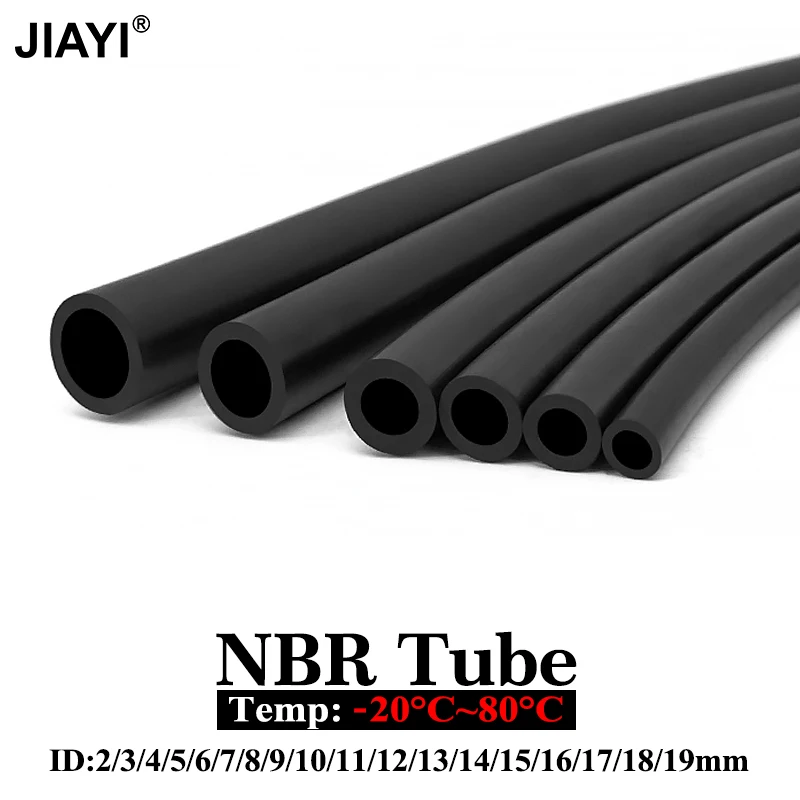 1M Rubber Hose Oil Resistant Rubber Pipe 3mm / 4 / 5 / 6 / 7 / 8 / 10 / 13 / 16 / 19mm Rubber Pipe Oil Pipe Nitrile Pipe Hose