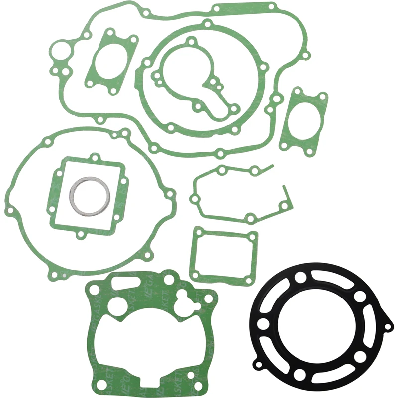 Motorcycle Crankcase Covers Cylinder Gasket Kits Set For Kawasaki KX125 KX 125 1998 1999 2000